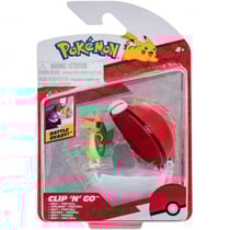 Pokemon clip 'n' go : vipelierre et sa poke ball - pokeball - figurine - bandai - 38262