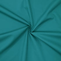 Tissu popeline de coton Vert canard - designers-factory (3m x 1m46)