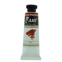 Peinture à l'huile fine en tube rouge pourpre 45ml - Amt