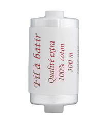 Fil À Batir 100% Coton Bobine De 300 mètres - Care & Create Blanc