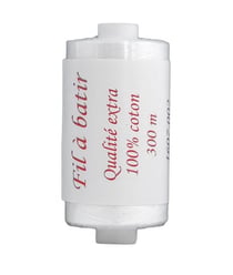 Fil À Batir 100% Coton Bobine De 300 mètres - Care & Create Blanc