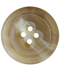Carte de 1 bouton Manteau Chiné Beige 34mm - Union Knopf Ecru