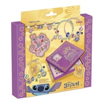 Coffret bijoux étincellants stitch disney - lansay - 88208 - jeu creation bracelets, colliers