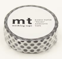 Masking Tape - Grands pois noirs - 7 m x 15mm