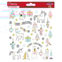 Stickers Noël - Animaux Pastel