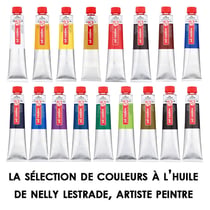 Peinture à l'huile - La sélection de Nelly Lestrade - 17 couleurs - Talens Art Creation