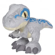 Peluche dinosaure t-rex gris 26 cm - jurassic world - dino tyrannosaure - peluche licence