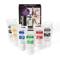 Set de 6 encres pour l'impression au bloc sur tissu - Speedball