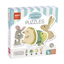 Puzzle - Enfant - 12 pièces - Les bébés animaux - Apli kids