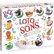 Le loto des sons 120 sons - jeu d'eveil sensoriel educatif - sentosphere - ouïe