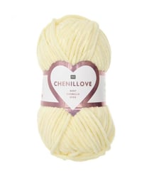 Découvrez le Confort et la Douceur de la Pelote Velours Creative Chenillove 100GR de Rico Design 03 Jaune