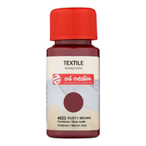 Peinture pour textile - brun rouille - Talens Art Creation - 50ml