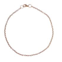 Graine Créative - Chaîne bracelet petite maille bronze ø2mm
