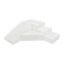 Set de 4 blocs en mousse blanc - Velinda