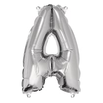 Ballon Lettre A, 40cm, 1pce. , argent