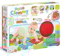Tapis sensoriels clemmy + cubes souples - baby clementoni - 17352 - eveil bébé