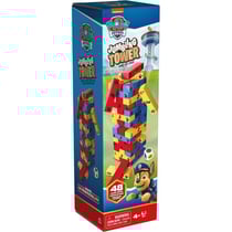 Tour en equilibre jenga pat patrouille en bois - paw patrol spin master - jeu d'adresse