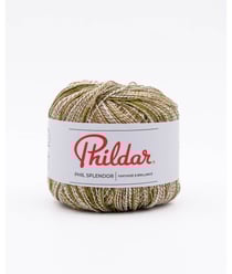Fil de coton à tricoter Phil Splendor - Phildar Kaki Vert