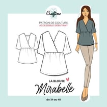 Patron Craftine Blouse Mirabelle - Format Papier