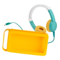 Pack accessoires pour Ma Fabrique à Histoires - Casque audio Octave et Coque de protection Jaune