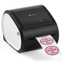 Mini Imprimante Bluetooth Thermique Sans Fil Pour Étiquettes d'Expédition Noir YONIS