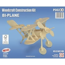 Maquette en bois Avion biplan