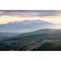 Tableau sur toile le pic du Canigou 45x65 cm