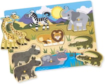 Puzzle formes savane 7 pièces - Melissa & Doug