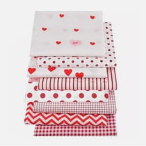 8 coupons tissu patchwork coton couture 40 x 50 cm TONS ROUGE 75308