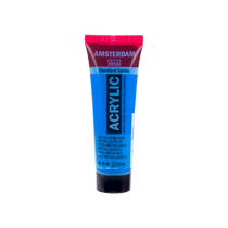 Peinture acrylique en tube - Bleu métallique - 834 - Amsterdam - 20ml