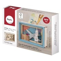 Kit DIY - Urne en bois 3D pour voyage autour du monde
