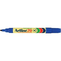 Lot de 12 marqueurs permanents ARTLINE pointe conique 1,5 mm - Bleu