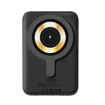 URBAN FACTORY Powerbank MagSafe 10000mAh avec port USB / USB-C et fonction Support Noir