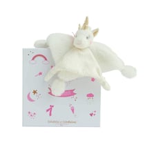 Doudou Lucie la licorne or