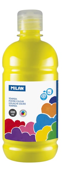 Bouteille gouache 500 ml jaune