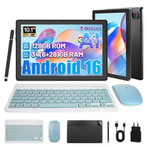 Tablette tactile KOTSREN Android 16 - Noir - 10,1 pouces