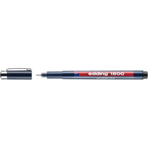 Lot de 10 feutres de précision pointe fine 0,3 mm - EDDING - Noir