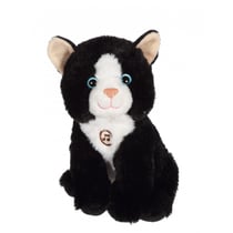 Peluche - Chat Mimi cats sonore noir - 18 cm