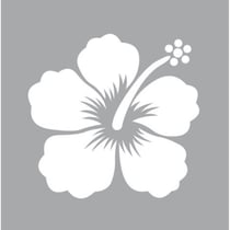Graine Créative - Pochoir 8 x 8 cm Hibiscus