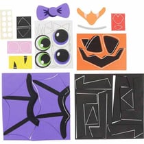 Décorer une citrouille Forme Halloween en mousse 39 pièces