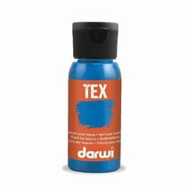 Peinture pour tissus - Bleu antique - Opaque - Peinture à l'eau - Tex - Darwi - 50ml