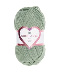 Découvrez le Confort et la Douceur de la Pelote Velours Creative Chenillove 100GR de Rico Design 23 Sauge
