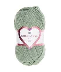Découvrez le Confort et la Douceur de la Pelote Velours Creative Chenillove 100GR de Rico Design 23 Sauge