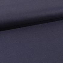 Tissu Toile Coton Canvas uni Bleu Nuit