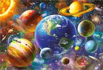 Puzzle systeme solaire 500 pieces - collection planete- espace - educa - 18449