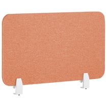 Séparateur Cloison Acoustique de Bureau et Table Orange en Polyester et Matière Synthétique 72 x 40 cm Idéal pour le Open Space
