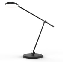 SUNLIGHT lampe de bureau connectée LED noir/chrome