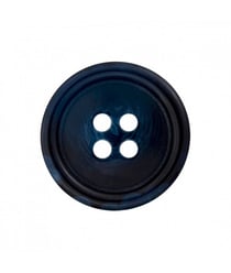Carte de 2 boutons dégradés costume polyester 4 trous 25mm - Prym Bleu Marine