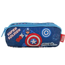 Trousse rectangulaire Captain America Avengers 21 CM - 2 compartiments