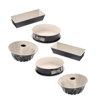 Ensemble de 2 Sets de 3 Moules à pâtisserie Dr Oetker Back-Trend